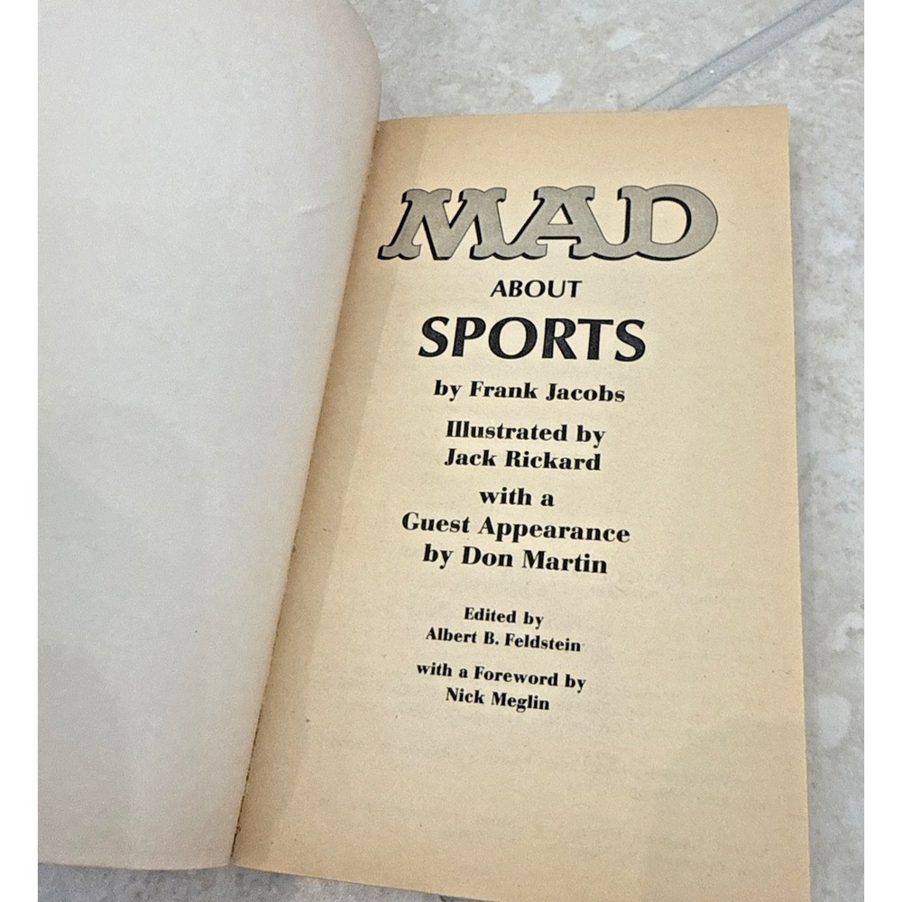 Mad About Sports Warner Paperback Library Edition 1972 First Printing - Picture 5 of 9